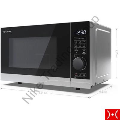 Sharp Microonde Semi Digitale+Grill 20LT Nero 900W