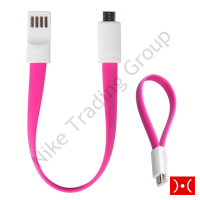 STK Micro USB Data/Charge Magnetic Cable Pink