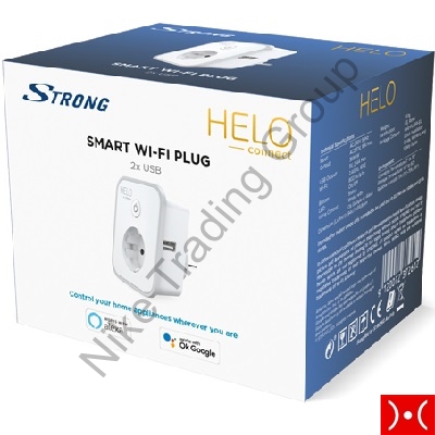 Strong HELO Smart Plug - Singola - Con 2 porte USB