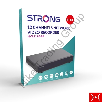 Strong NVR 12 canali 8 porte  8TB HDD