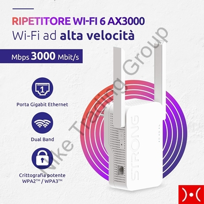 Strong Repeater Dual Band-wifi6- up to 3000 Mbps