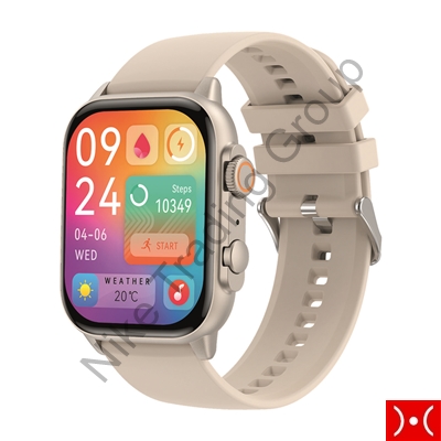 The Artists Smartwatch Amoled Square Voice Cream