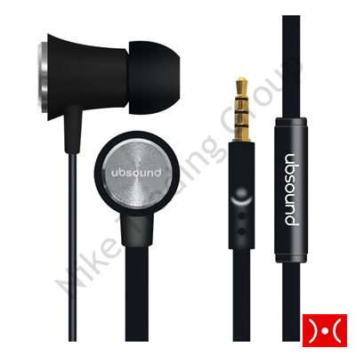 AURICOLARE FIGHTER STEREO 3,5MM BLACK UBSOUND