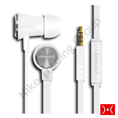 UbSound Stereo Headset White 3,5mm