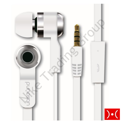 AURICOLARE SMARTER STEREO 3,5MM WHITE UBSOUND