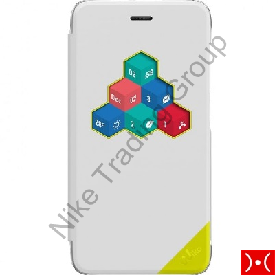 FLIP COVER WICUBE WHITE WIKO FREDDY