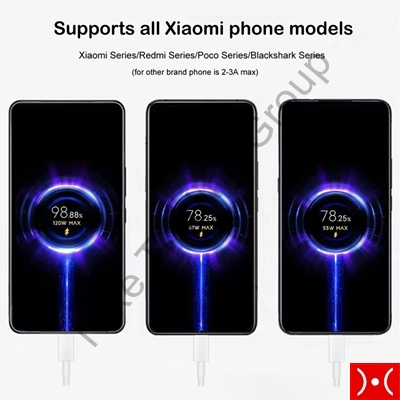 Cavo Dati Type C A Type C White 120W 1 Mt Xiaomi