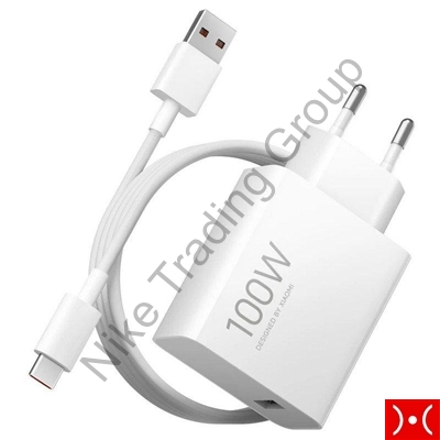 Xiaomi Carica Rete 100W USB-A+cavo USB-C White