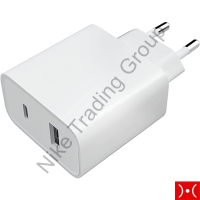 Carica Rete Type-A + Type-C 33W White Orig Xiaomi