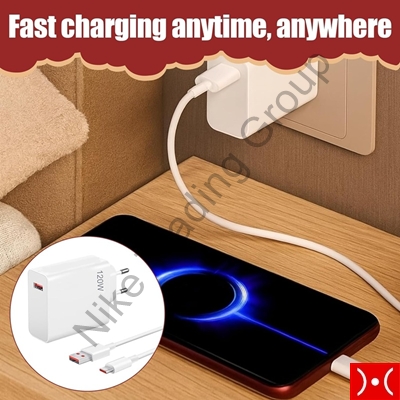 Xiaomi Carica Rete 120W 6A USB-A+cavo USB-C White