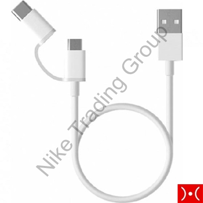 Xiaomi Data Cable WhiteType C + MicroUSB