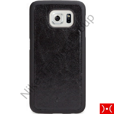 XQISIT Cover iPlate Eman per Galaxy S6 black