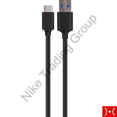 XQISIT Cavo dati da USB 3.1 a Type-C Black 0,7 mt.