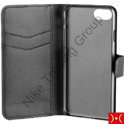 XQISIT Slim Wallet per iPhone 7 black
