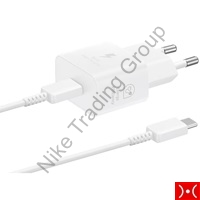 Samsung Fast Charger USB-C 25W w Cable White