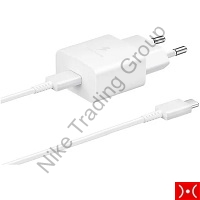 Samsung Wall Charger 15W + USB-C Datenkabel White