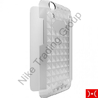 FLIP COVER WHITE WIKO RAINBOW JAM 3G